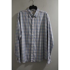 Faherty Brand Mens‎ Long Sleeve Button Down Plaid Shirt SIZE LARGE